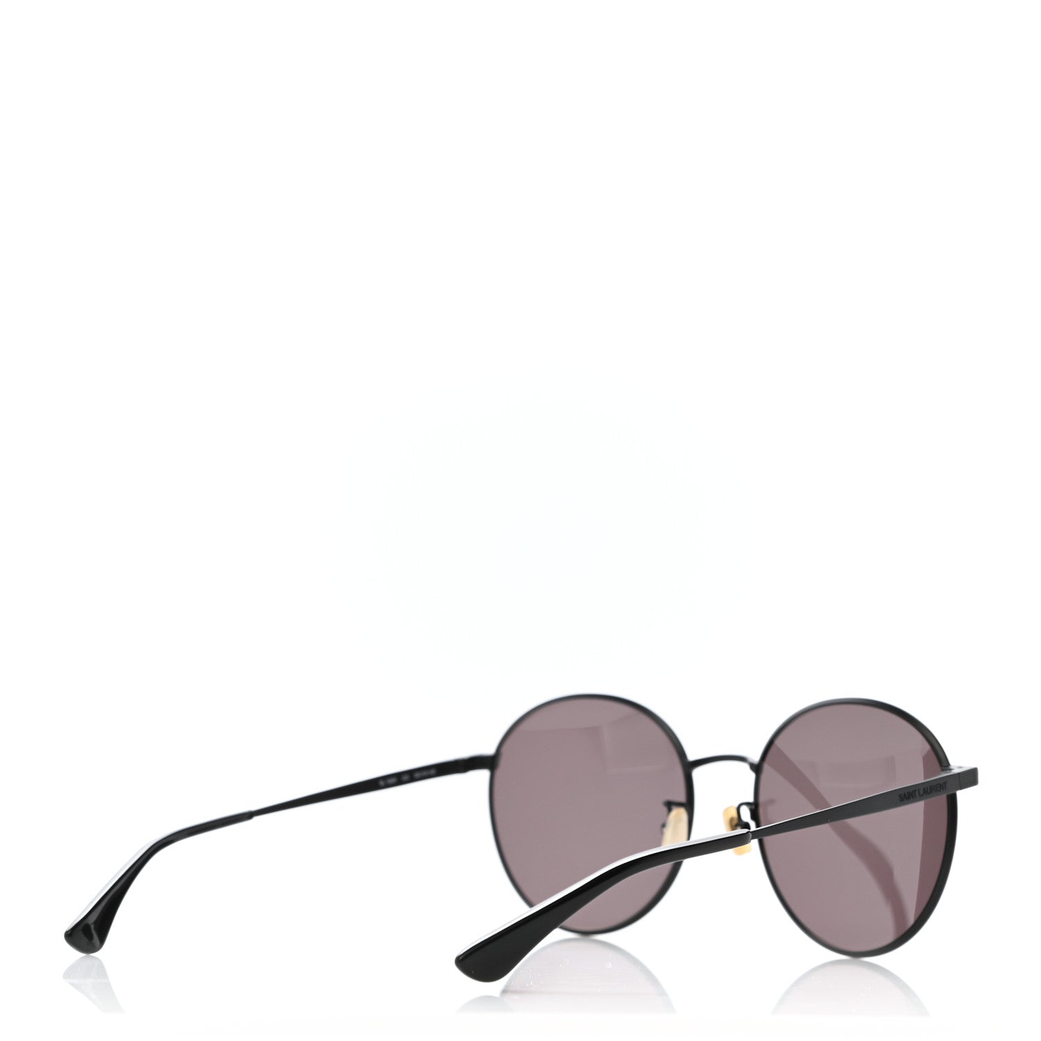Saint Laurent SL 136 Zero Sunglasses Black Silver 4 of 5