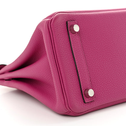 Hermes Togo Birkin 25 Rose Pourpre 9 of 11
