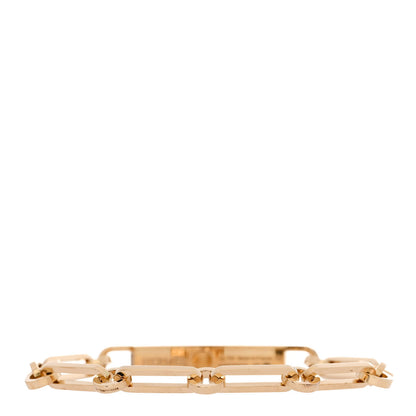 Hermes 18K Yellow Gold Diamond Pave PM Kelly Chaine Bracelet XS 2 of 4