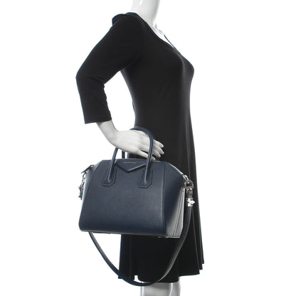 Givenchy Sugar Goatskin Small Antigona Night Blue 3 of 10