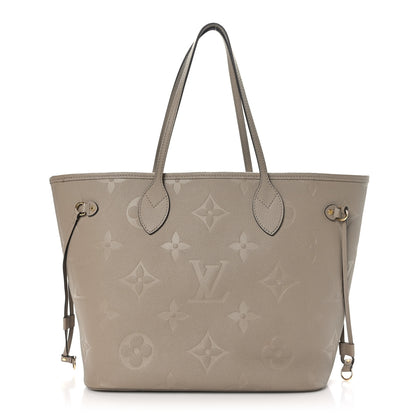Louis Vuitton Empreinte Monogram Giant Neverfull MM Tourterelle 1 of 8