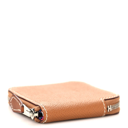 Hermes Epsom Silk'in Coin Purse Gold 4 of 8