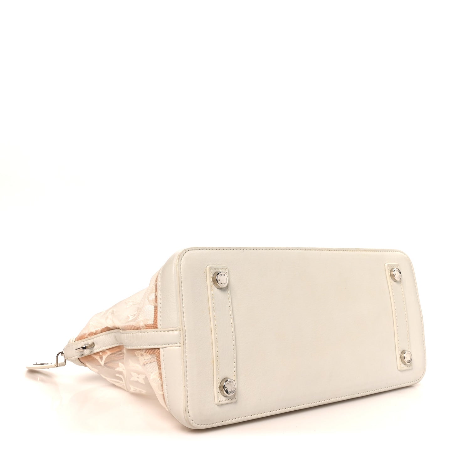 Monogram Transparence Lockit East-West White