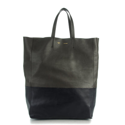Celine Smooth Lambskin Vertical Bi-Cabas Anthracite 1 of 7