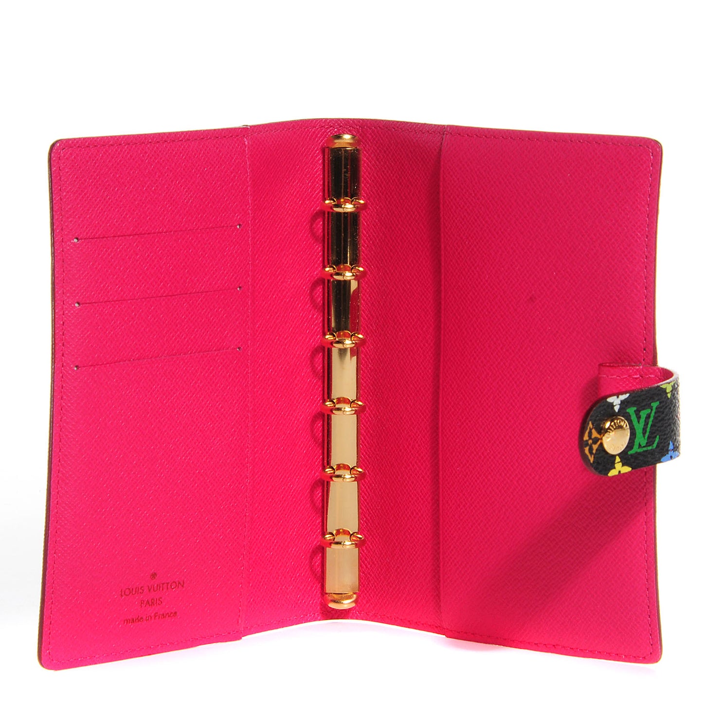 Monogram Multicolor Small Ring Agenda Cover Black Grenade