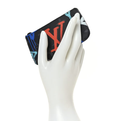 Louis Vuitton Monogram Eclipse LV Graffiti Key Pouch Multicolor 2 of 6