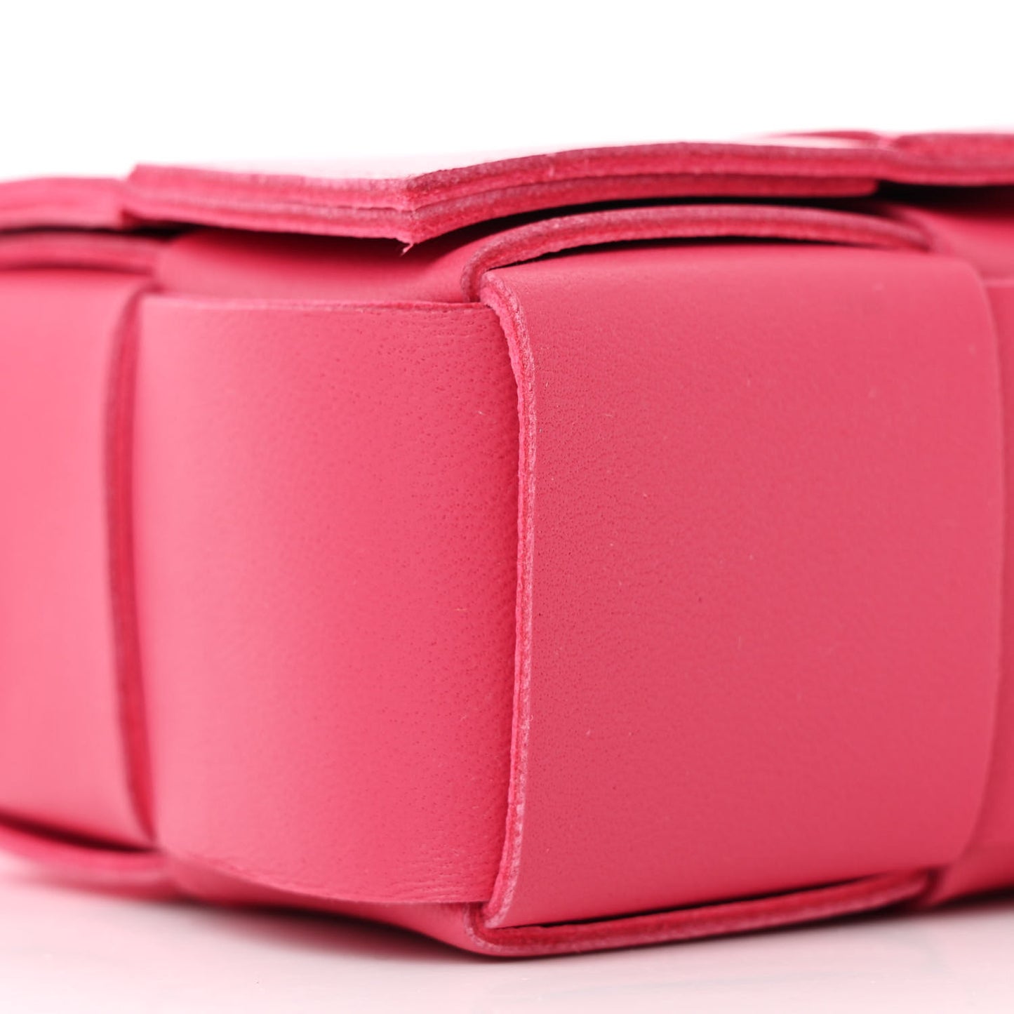 Lambskin Maxi Intrecciato Extra Mini Cassette Crossbody Bag Bon Bon