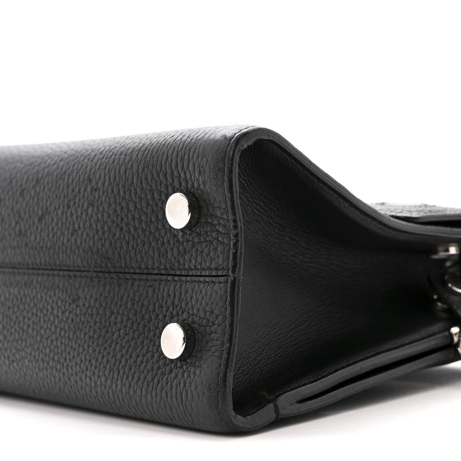 Christian Dior Grained Calfskin Mini Diorever Flap Black 10 of 16