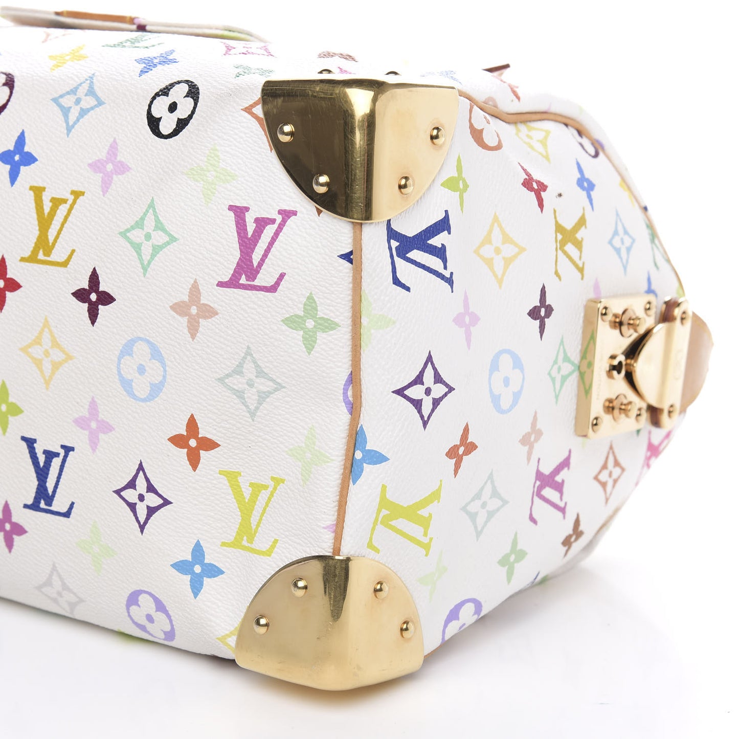 Monogram Multicolor Speedy 30 White