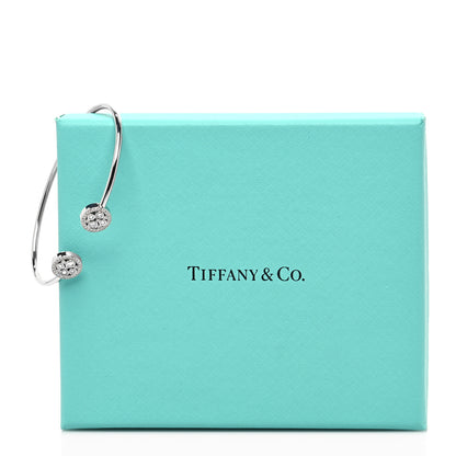 Tiffany 18K White Gold Diamond Cobblestone Wire Bracelet 4 of 4