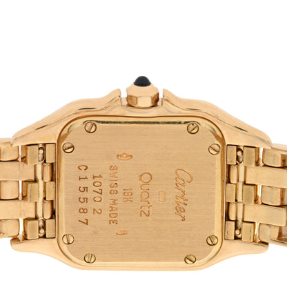 Cartier 18K Yellow Gold 22mm Panthere Quartz Watch 4 of 5