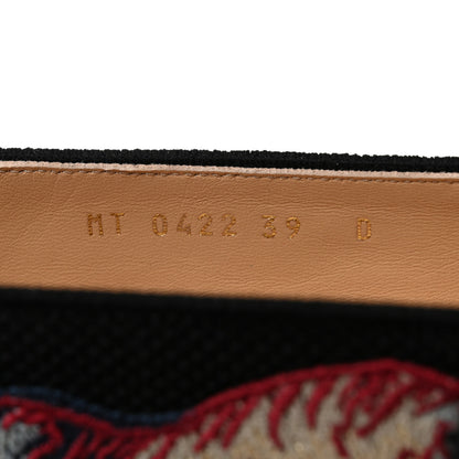 Christian Dior Canvas Mille Fleurs Embroidered Granville Espadrille 39 Multicolor 6 of 8