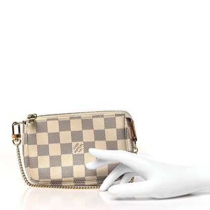 Louis Vuitton Damier Azur Mini Pochette Accessories 2 of 9
