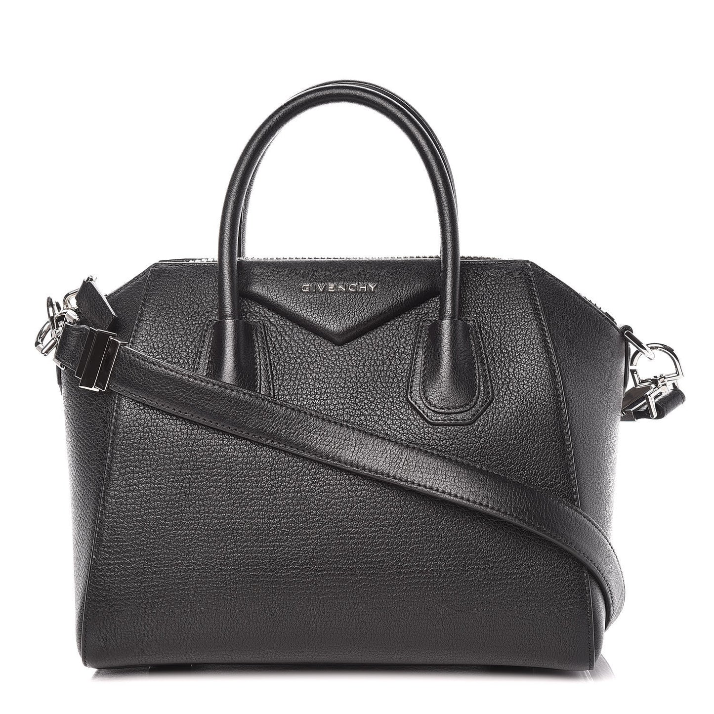 Sugar Goatskin Small Antigona Black