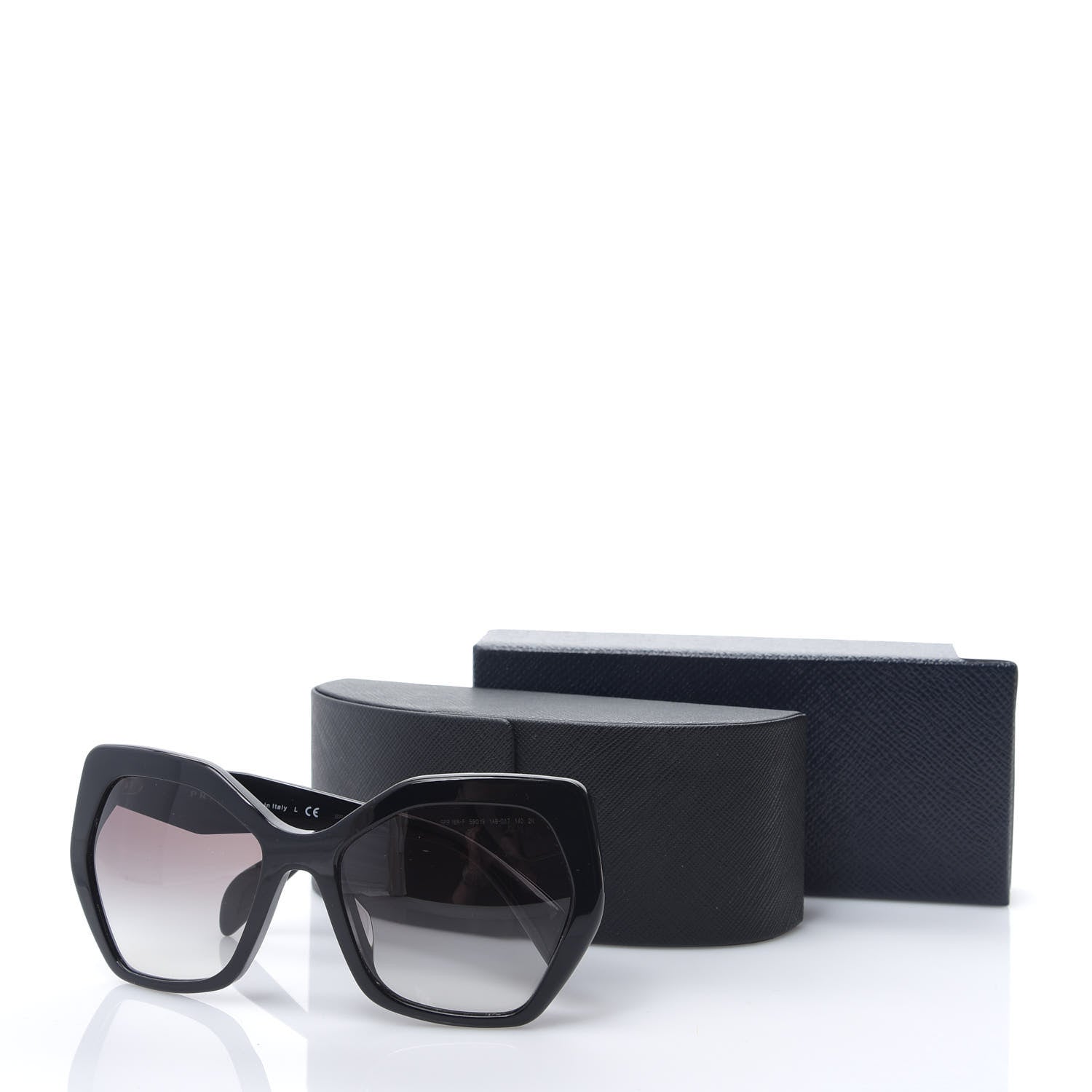 Prada Sunglasses SPR 16R Black 8 of 8
