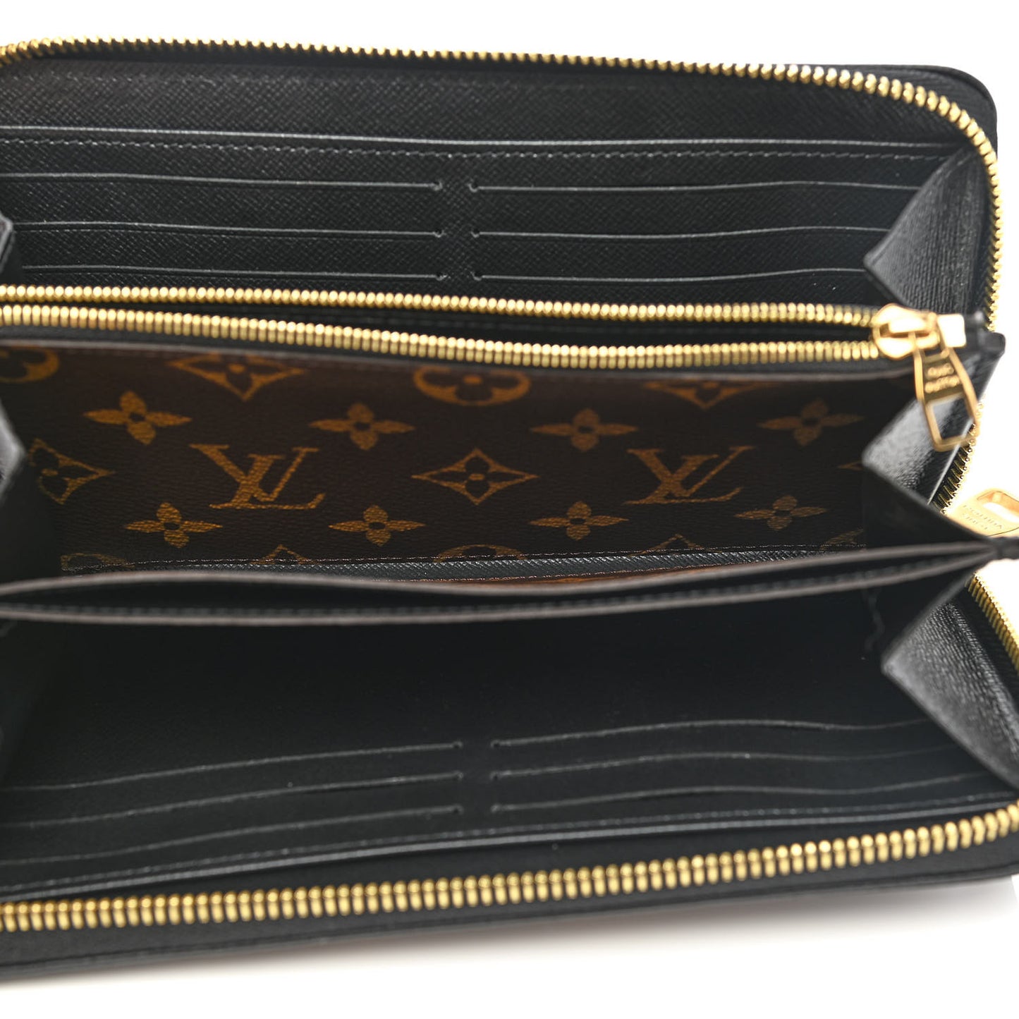 Monogram Zippy Retiro Wallet Black