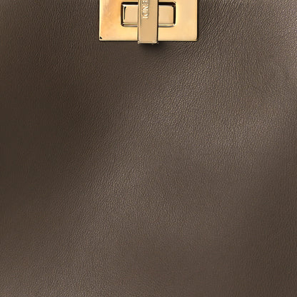Fendi Vitello Tahiti Burro Bi-Color Medium Peekaboo Iconic Essentially Satchel Maya Camelia Confetto 7 of 9