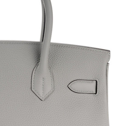 Hermes Togo Birkin 30 Gris Mouette 21 of 25