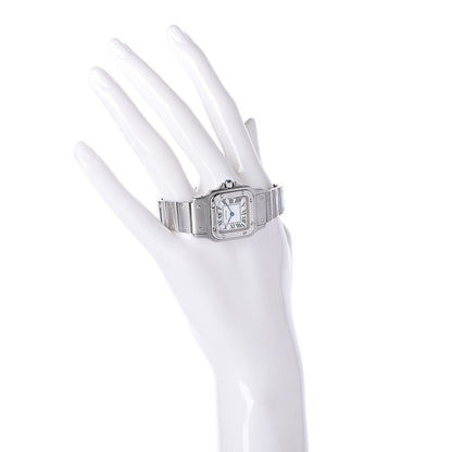 Cartier Stainless Steel 24mm Santos de Galbee Quartz Watch 2 of 6