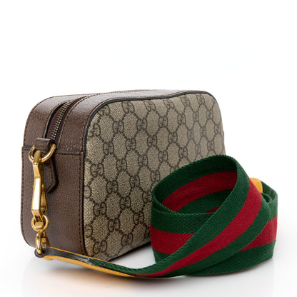 Gucci GG Supreme Monogram Web Neo Vintage Shoulder Bag Beige New Acero Crop 3 of 12
