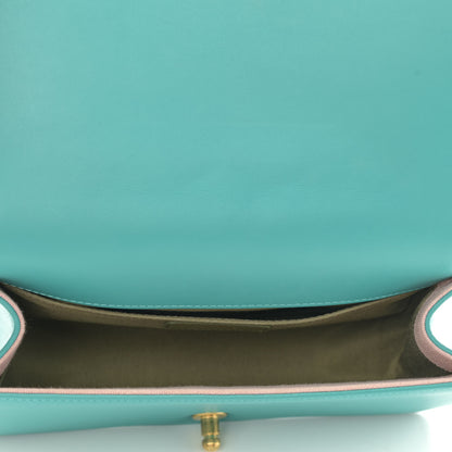 Chanel Calfskin Quilted Medium Boy Flap Turquoise 5 of 10