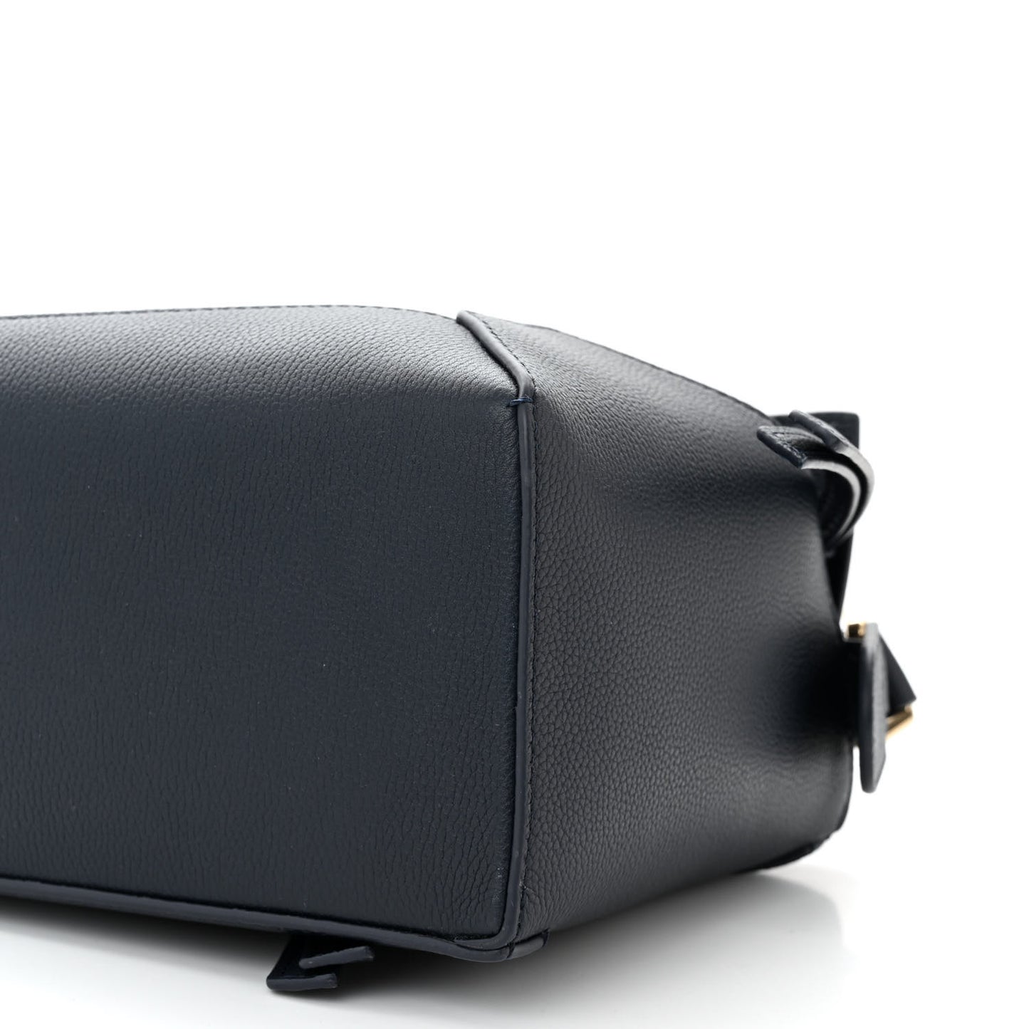 Soft Grained Calfskin Small Puzzle Edge Bag Navy