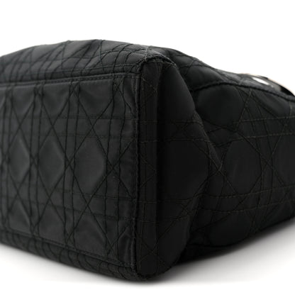 Christian Dior Nylon Cannage Medium Lady Dior Black 10 of 11