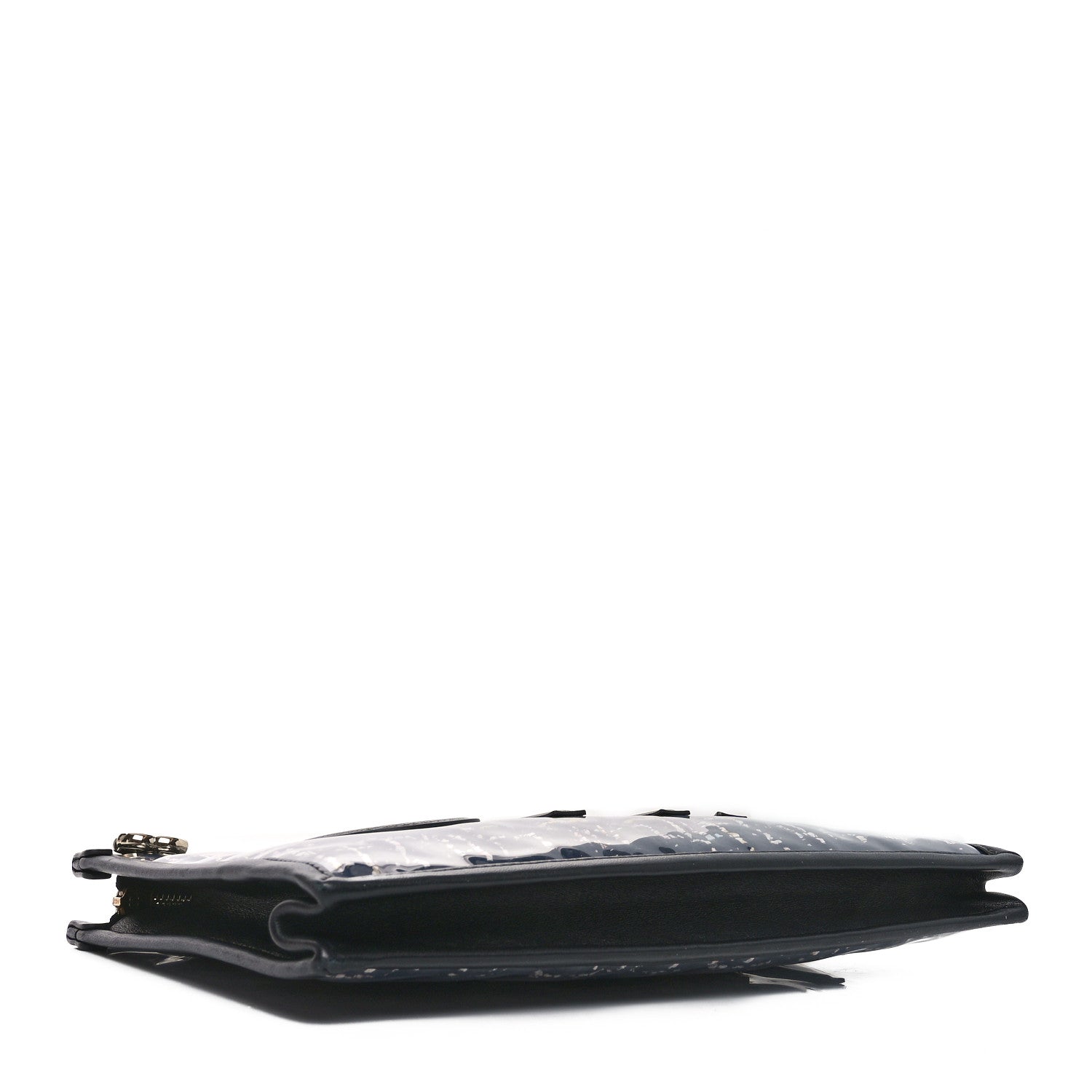 Chanel Tweed PVC Lambskin Large Pouch Black 4 of 10