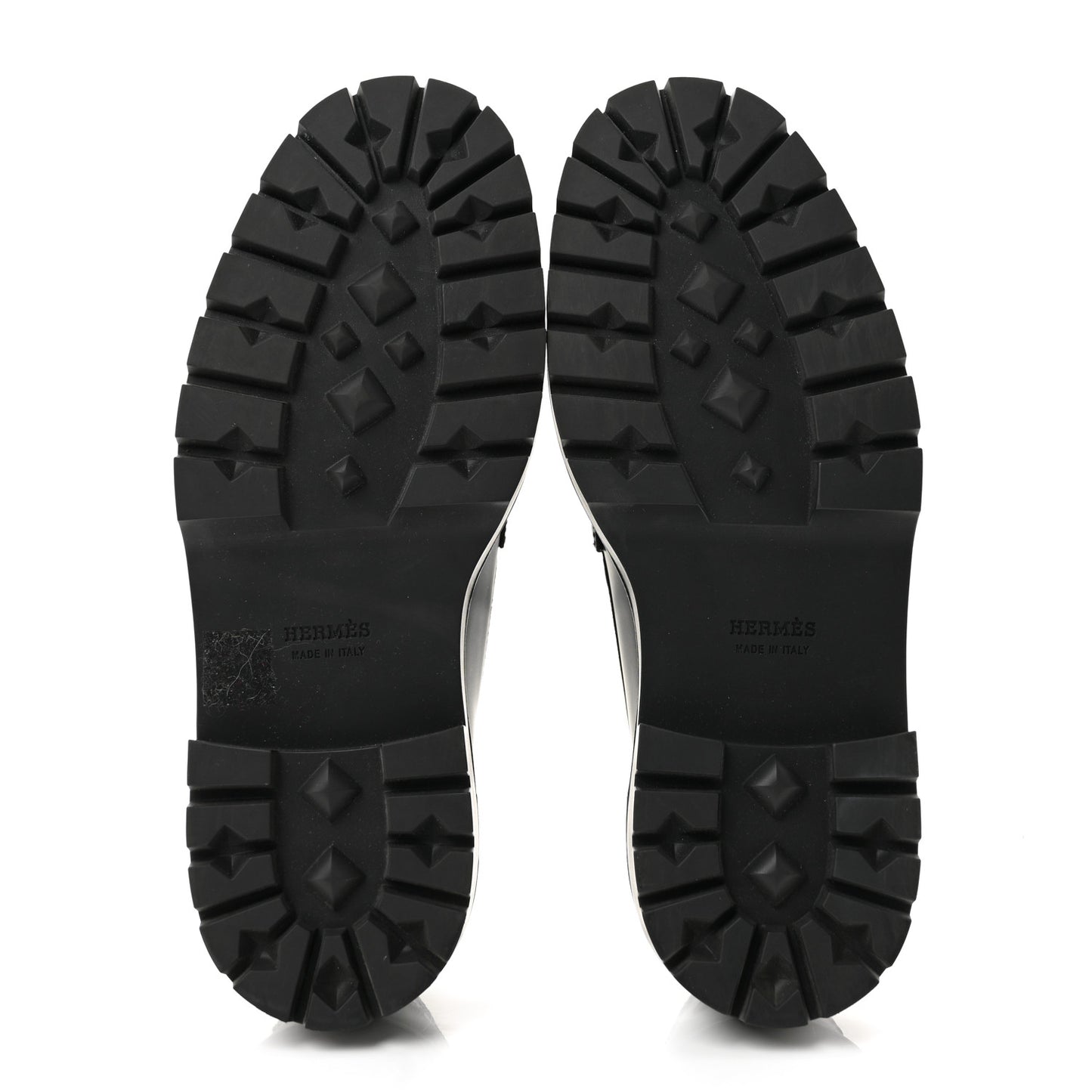 Calfskin Womens Icone Loafers 37 Black