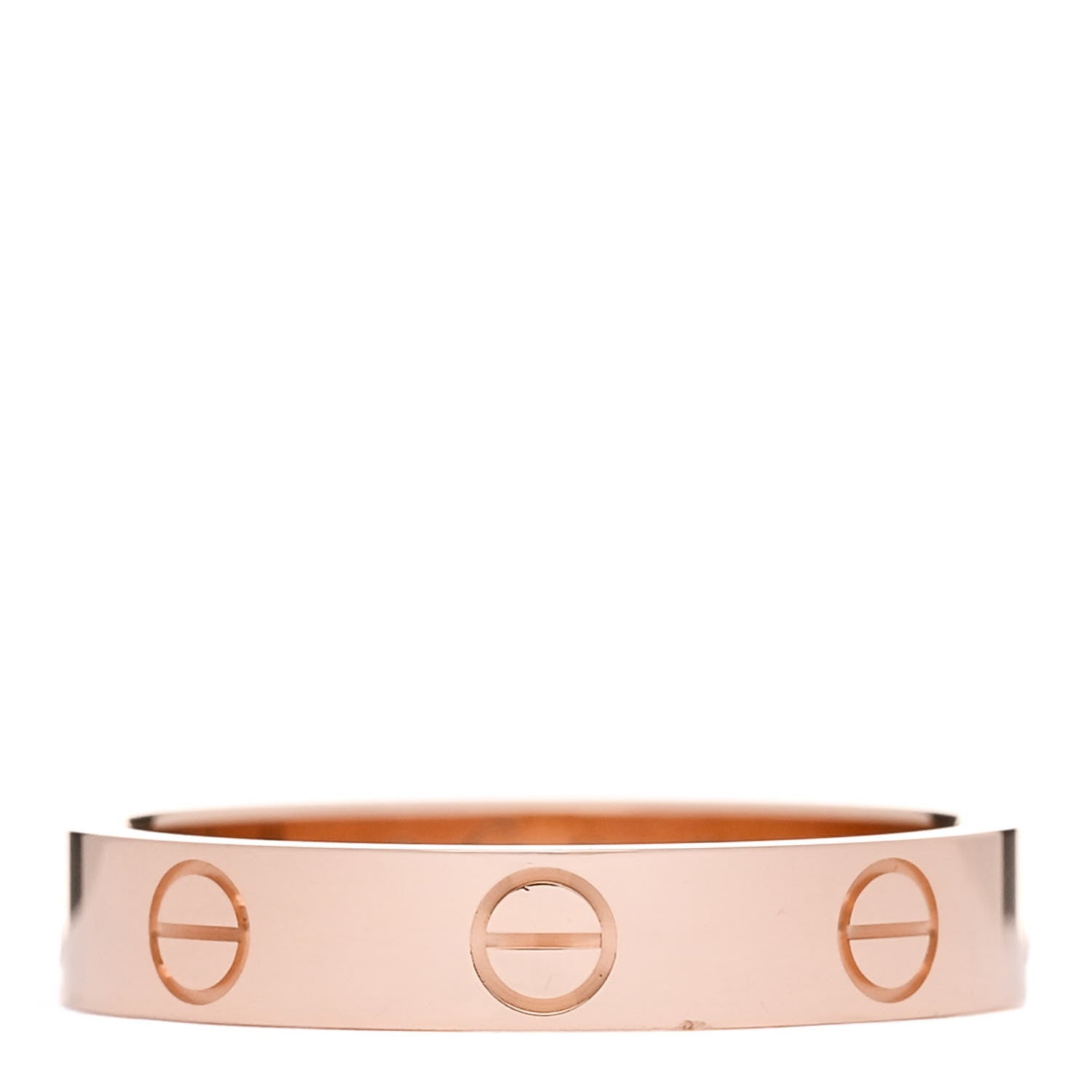 Cartier 18K Pink Gold 3.5mm LOVE Wedding Band Ring 54 6.75 1 of 6