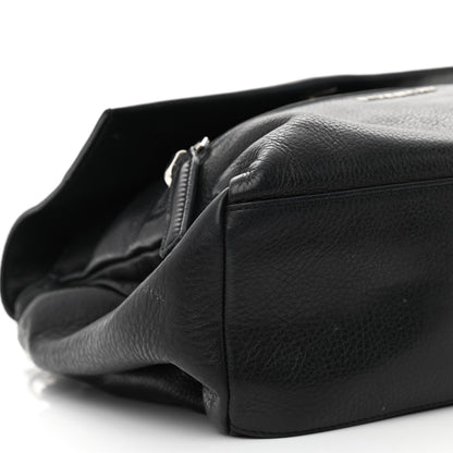 Givenchy Pebbled Calfskin Small Pandora Pure Flap Bag Black 9 of 12
