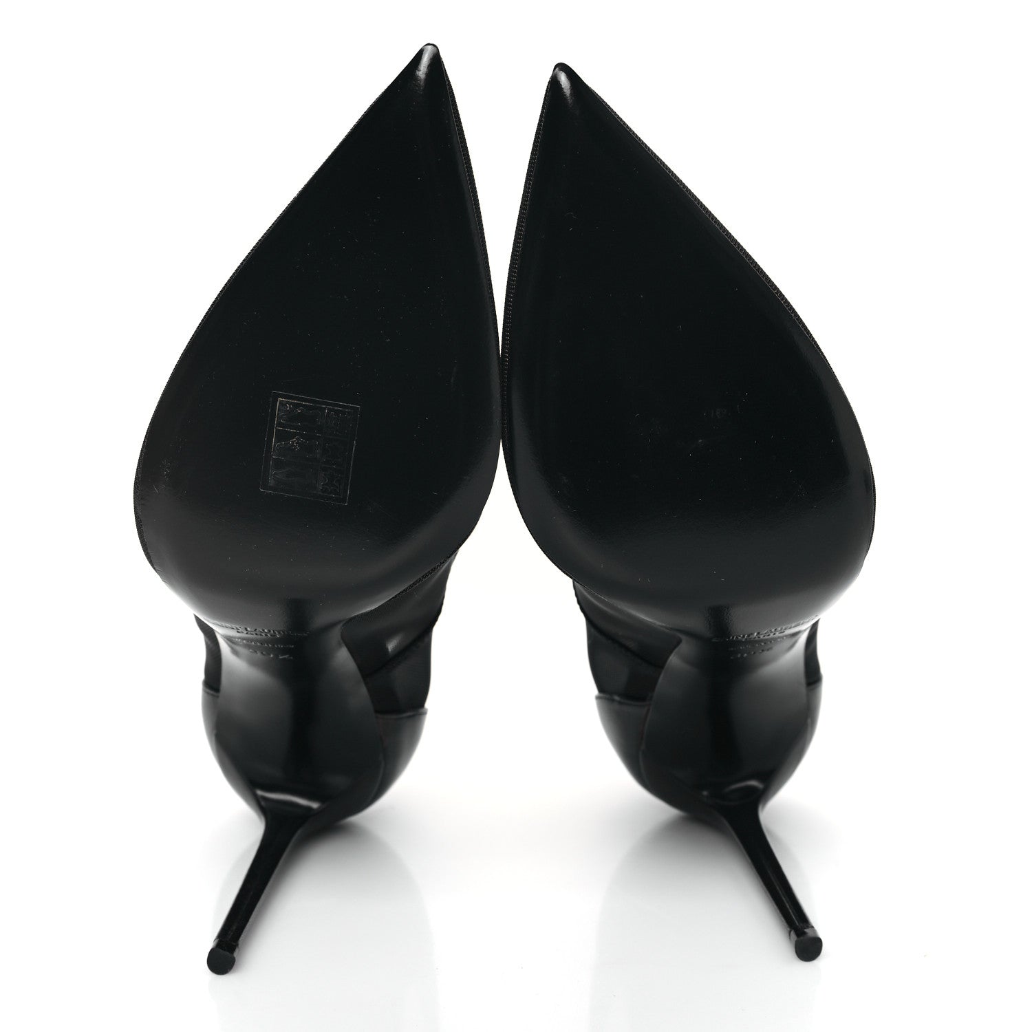 Saint Laurent Mesh 105 Anja Pumps 39.5 Black 5 of 7