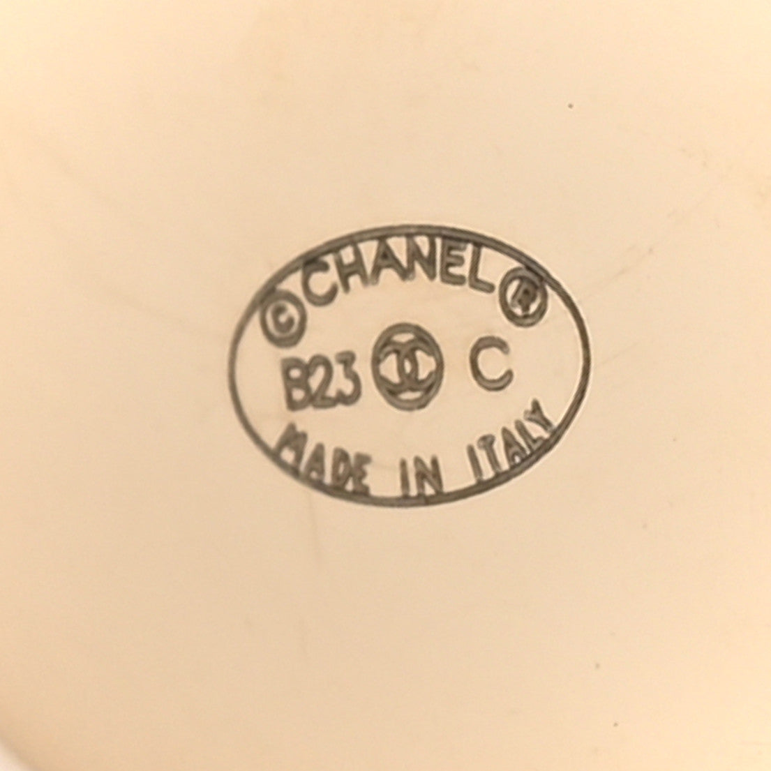 Chanel Enamel CC Drop Earrings Black White 4 of 6