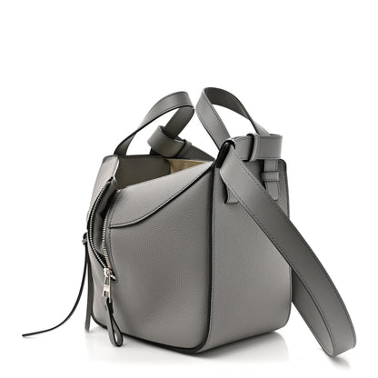 Loewe Grained Calfskin Mini Hammock Shoulder Bag Pearl Grey 3 of 10