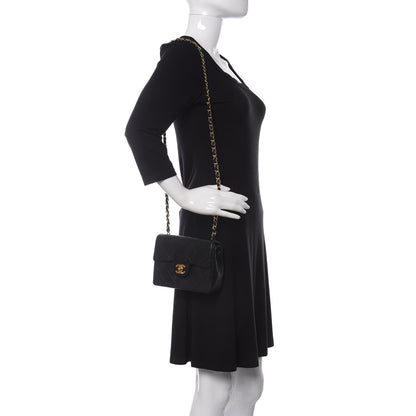 Chanel Lambskin Quilted Mini Square Flap Black 2 of 10