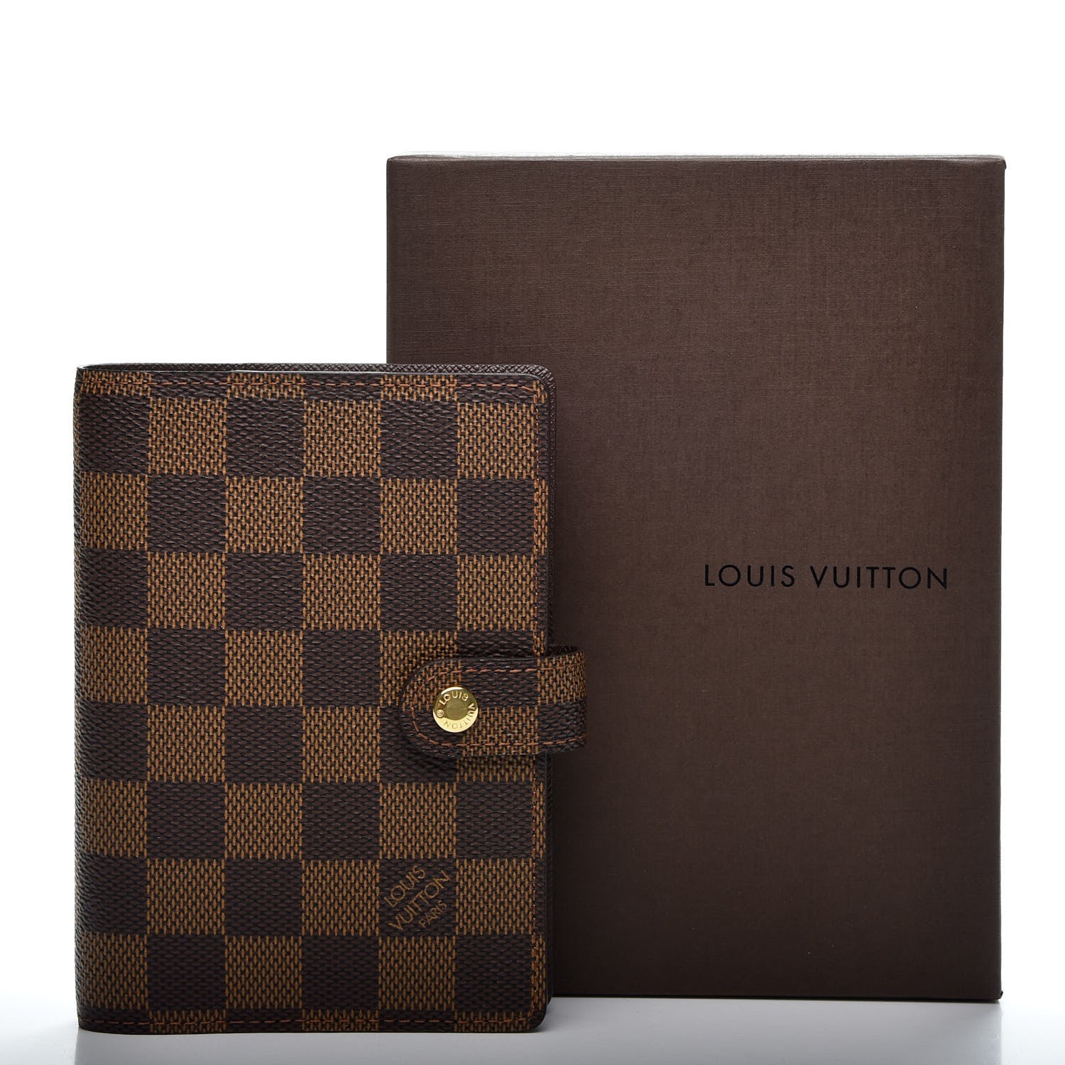 Louis Vuitton Damier Ebene Small Ring Agenda Cover 7 of 7