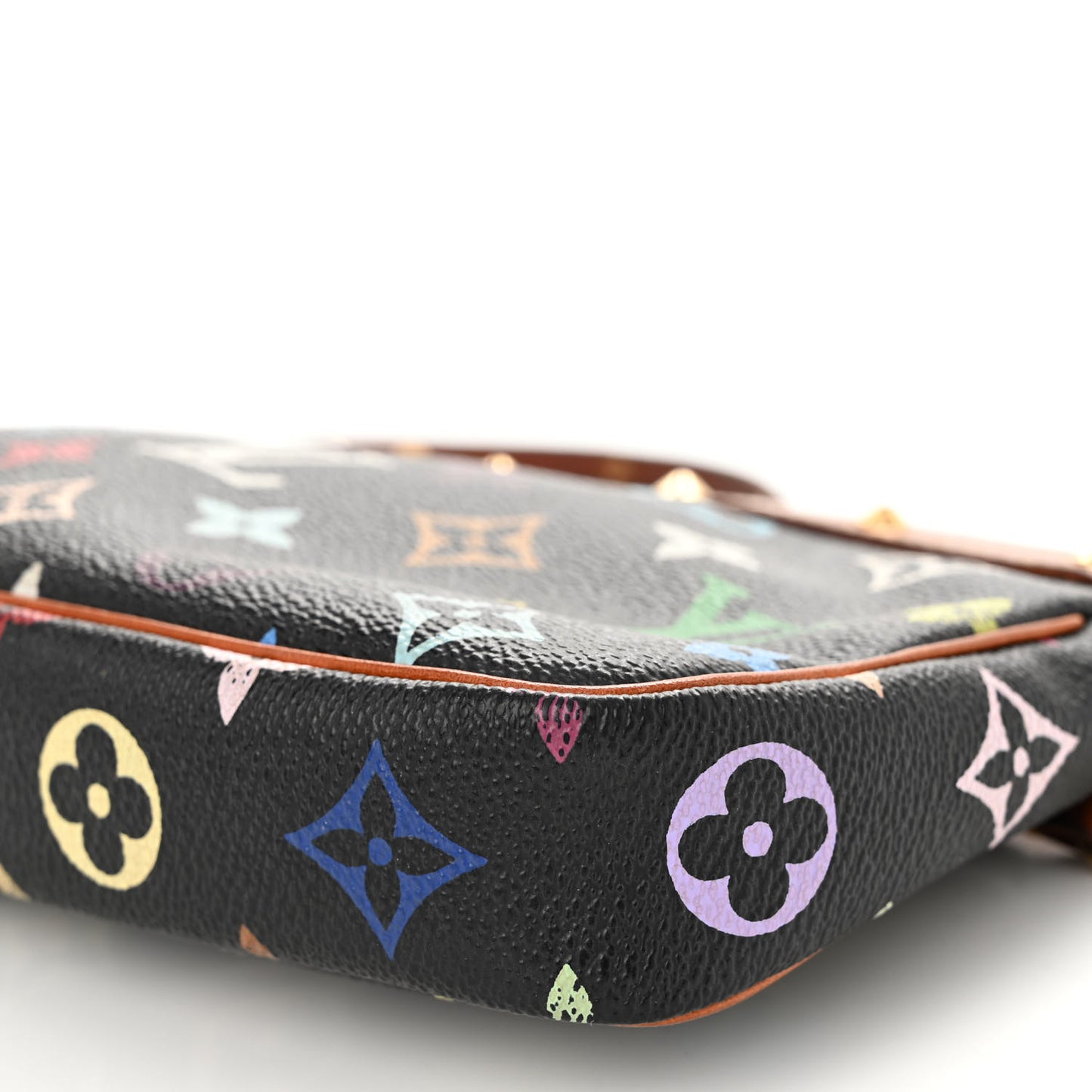 Monogram Multicolor Pochette Accessories Black