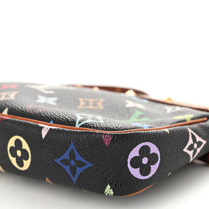 Louis Vuitton Monogram Multicolor Pochette Accessories Black 10 of 13