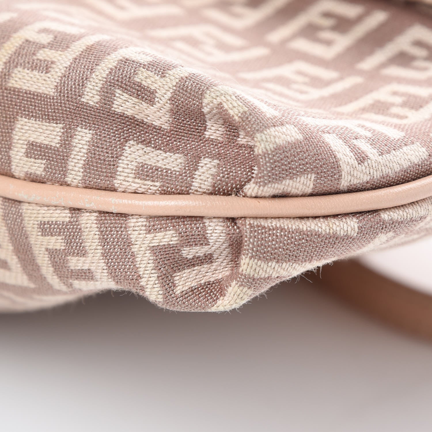 Fendi Zucchino Vitello Tube Messenger Bag Cipria Teint Cipria 8 of 8