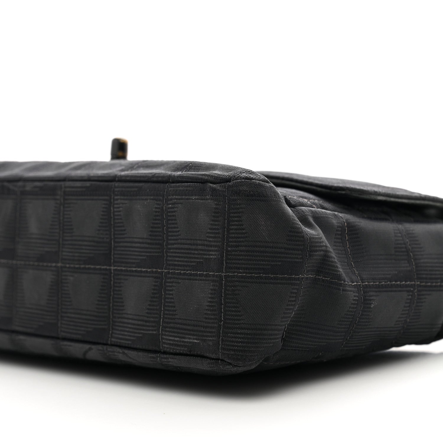 Chanel Nylon Medium Travel Flap Black 10 of 11