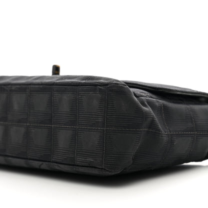 Chanel Nylon Medium Travel Flap Black 10 of 11