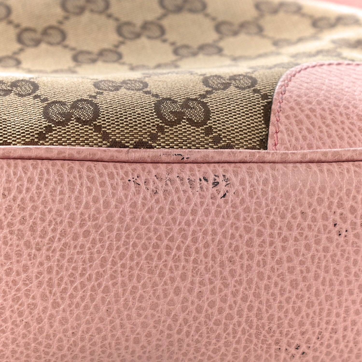 Gucci Monogram Mini Bree Messenger Bag Beige Soft Pink 14 of 18