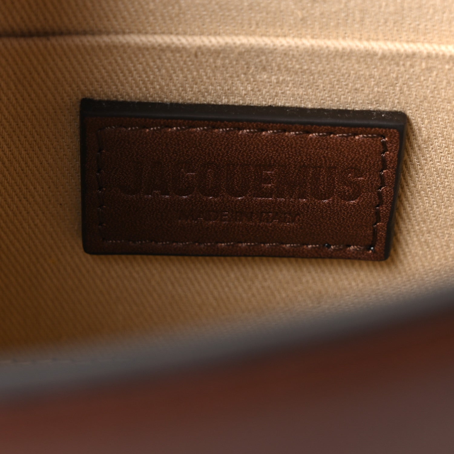Jacquemus Smooth Calfskin Le Chiquito Dark Brown 6 of 9