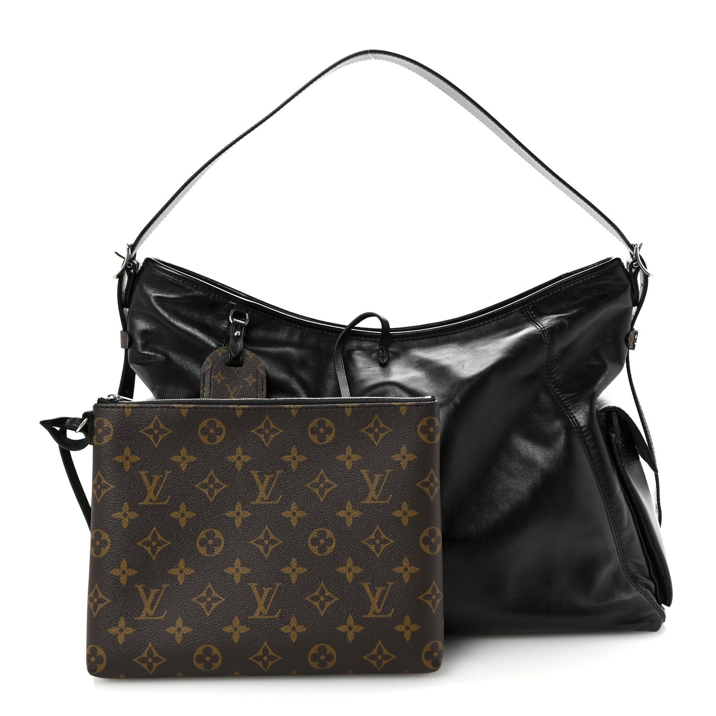 Lambskin CarryAll Travel Bag Black