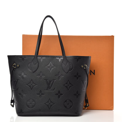 Louis Vuitton Empreinte Monogram Giant Neverfull MM Black 10 of 10