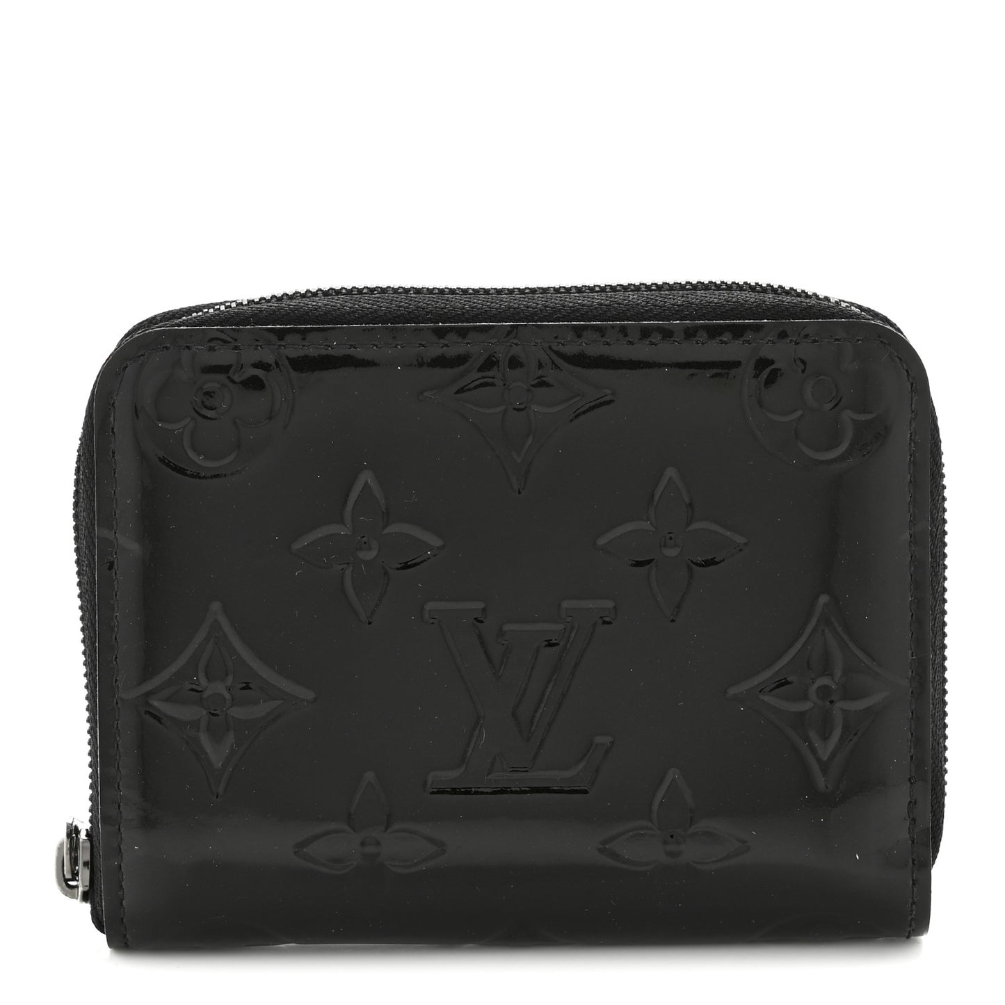 Vernis Zippy Coin Purse Wallet Noir Magnetique