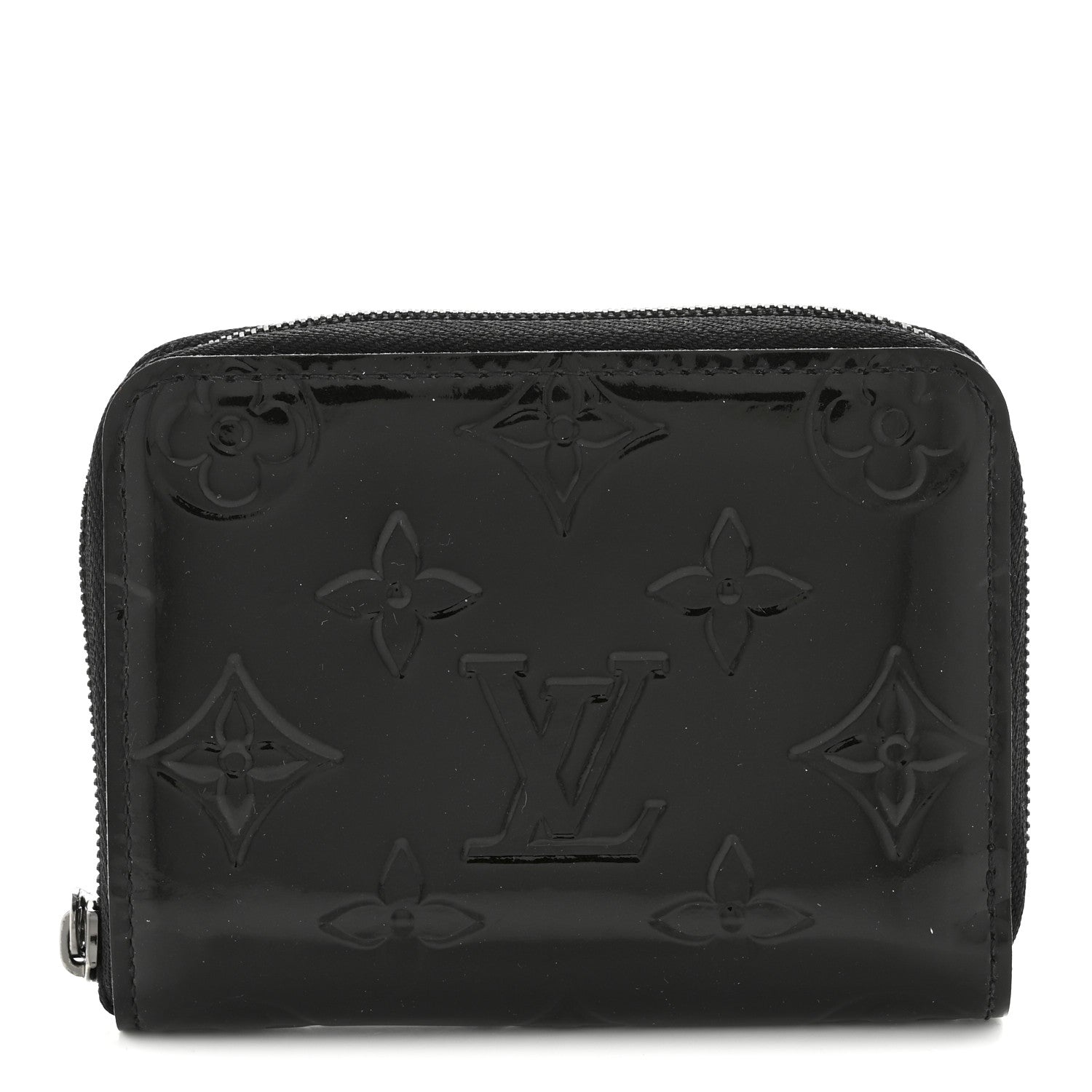 Louis Vuitton Vernis Zippy Coin Purse Wallet Noir Magnetique 1 of 11