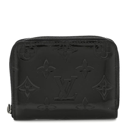 Louis Vuitton Vernis Zippy Coin Purse Wallet Noir Magnetique 1 of 11