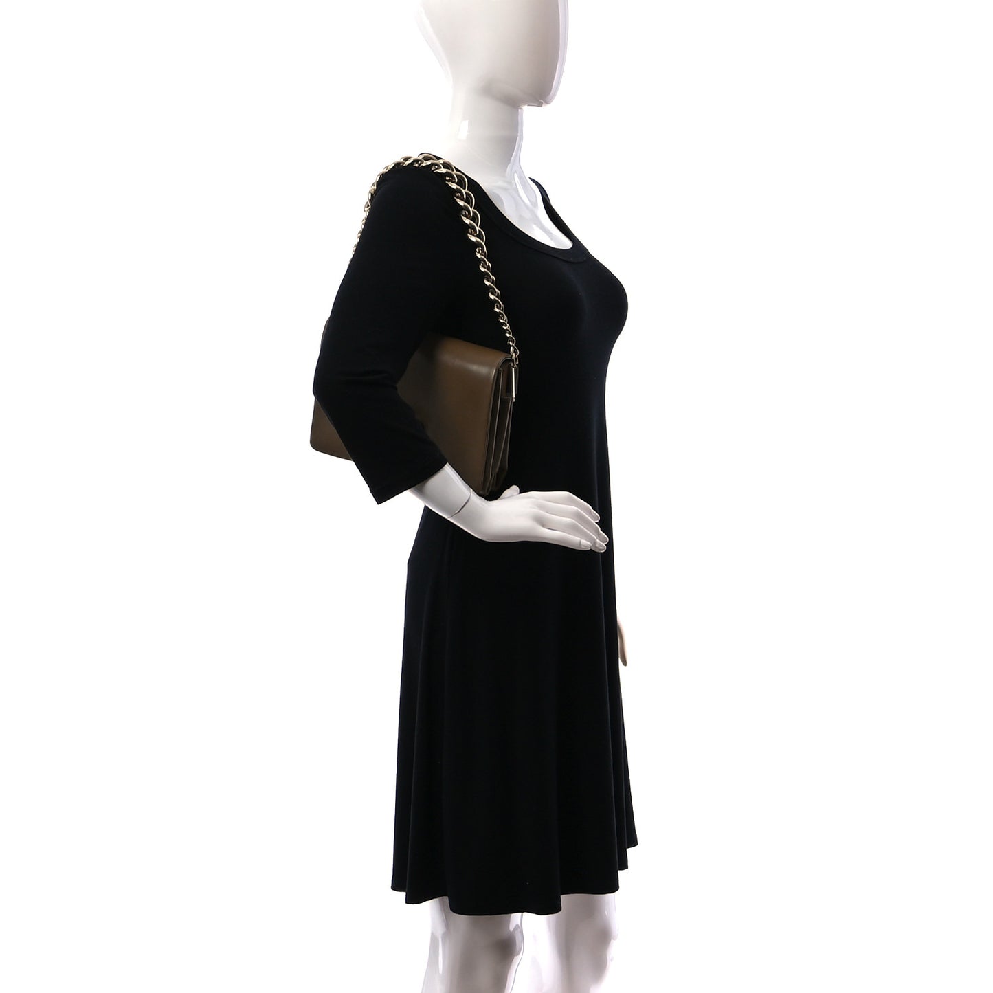 Nappa Palazzo Sultan Shoulder Bag Brown