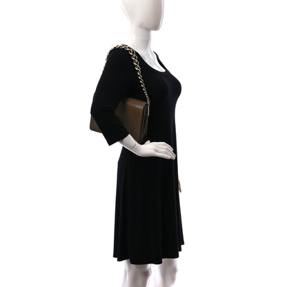 Versace Nappa Palazzo Sultan Shoulder Bag Brown 2 of 10